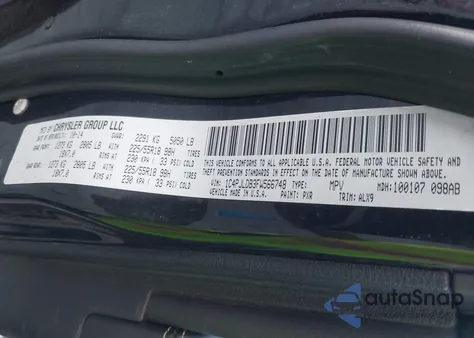 2015 Jeep Cherokee Limited из США, поврежденный, VIN 1C4PJLDB3FW566748